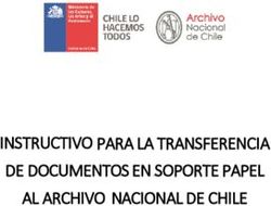 INSTRUCTIVO PARA LA TRANSFERENCIA DE DOCUMENTOS EN SOPORTE PAPEL AL ARCHIVO NACIONAL DE CHILE