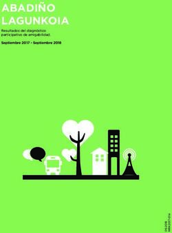 ABADIÑO LAGUNKOIA Resultados del diagnóstico participativo de amigabilidad - Septiembre 2017 - Septiembre 2018 - WHO/OMS: Extranet Systems