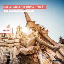 ITALIA BRILLANTE ROMA - MILÁN - 9 DÍAS- 8 NOCHES - TOUR MONOLINGÜE - ESPAÑOL* - CIRCUITOS ITALIA BRILLANTE - Milán