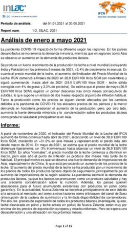 ANÁLISIS DE ENERO A MAYO 2021 - INLAC