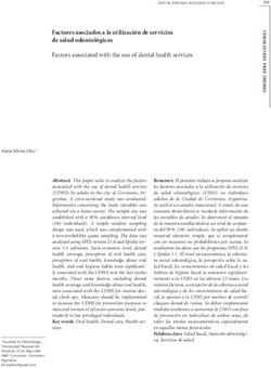 Factores asociados a la utilizaci&oacute;n de servicios de salud odontol&oacute;gicos