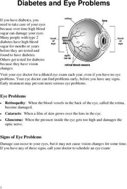 Diabetes and Eye Problems