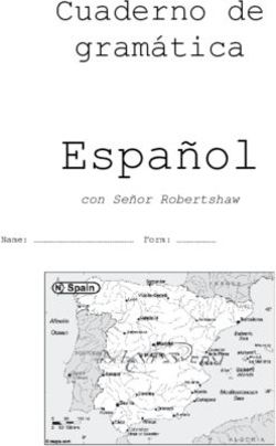 Español Cuaderno de gramática - con Señor Robertshaw - Mulberry Academy Shoreditch