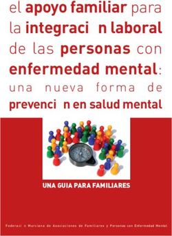El apoyo familiar para la integraci&oacute;n laboral de las personas con enfermedad mental