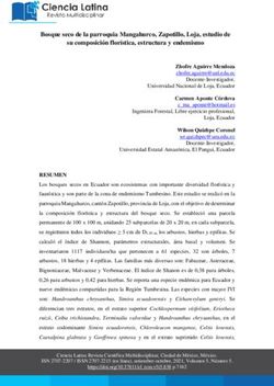 Bosque seco de la parroquia Mangahurco, Zapotillo, Loja, estudio de su composici&oacute;n flor&iacute;stica, estructura y endemismo