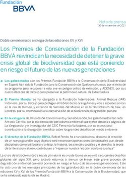 Los Premios de Conservaci&oacute;n de la Fundaci&oacute;n BBVA reivindican la necesidad de detener la grave crisis global de biodiversidad que est&aacute; poniendo en ...