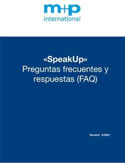 "SpeakUp" Preguntas frecuentes y respuestas (FAQ) - Versi&oacute;n: 9/2021