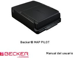 Beckerfi MAP PILOT Manual del usuario