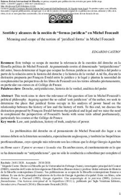 Sentido y alcances de la noci&oacute;n de "formas jur&iacute;dicas" en Michel Foucault