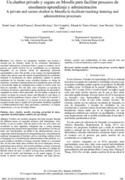 Un chatbot privado y seguro en Moodle para facilitar procesos de enseñanza-aprendizaje y administración