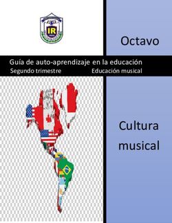 Octavo - Cultura musical Gu&iacute;a de auto-aprendizaje en la educaci&oacute;n Segundotrimestre Educaci&oacute;nmusical - Instituto Rubiano