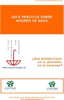 GUIA PRACTICA SOBRE AHORRO DE AGUA - Qué puedes hacer en tu domicilio, en tu empresa?
