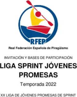 LIGA SPRINT JÓVENES PROMESAS - Temporada 2022 INVITACIÓN Y BASES DE PARTICIPACIÓN - RFEP