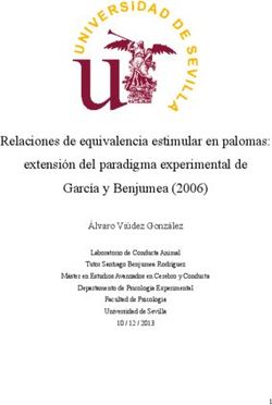Relaciones de equivalencia estimular en palomas: extensión del paradigma experimental de García y Benjumea (2006)