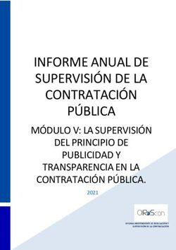 INFORME ANUAL DE SUPERVISIÓN DE LA CONTRATACIÓN PÚBLICA - MÓDULO V: LA SUPERVISIÓN DEL PRINCIPIO DE PUBLICIDAD Y TRANSPARENCIA EN LA CONTRATACIÓN ...