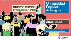 Universidad Popular de Zaragoza - nuevos cursos