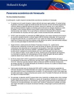 Panorama econ&oacute;mico de Venezuela - Por Arca An&aacute;lisis Econ&oacute;mico A continuaci&oacute;n, nuestro resumen de desarrollos econ&oacute;micos recientes en Venezuela: ...