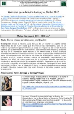 Webinars para Am&eacute;rica Latina y el Caribe 2015