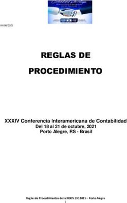 REGLAS DE PROCEDIMIENTO - XXXIV Conferencia Interamericana de Contabilidad Del 18 al 21 de octubre, 2021 - XXXIV CIC & XVIII CC-RS