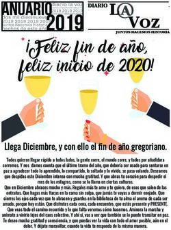 Feliz fin de a&ntilde;o, feliz inicio de 2020! - La Voz de Bragado
