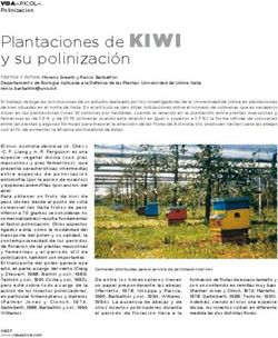 PLANTACIONES DE KIWI Y SU POLINIZACI&Oacute;N - VIDAAP&Iacute;COLA