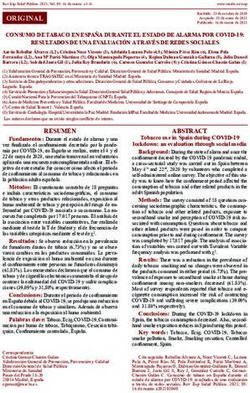 CONSUMO DE TABACO EN ESPA&Ntilde;A DURANTE EL ESTADO DE ALARMA POR COVID-19: RESULTADOS DE UNA EVALUACI&Oacute;N A TRAV&Eacute;S DE REDES SOCIALES