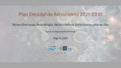 Plan Decadal de Astronom&iacute;a 2021-2030 - Mariano Dom&iacute;nguez, Paula Benaglia, Mariana Orellana, Emilio Donoso, y Rodrigo D&iacute;az May 14, 2019 - WIAA 2019