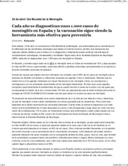 Cada año se diagnostican unos 1.000 casos de meningitis en España y la vacunación sigue siendo la herramienta más efectiva para prevenirla