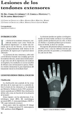 Lesiones de los tendones extensores - Thieme Connect