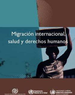 Migración internacional, salud y derechos humanos