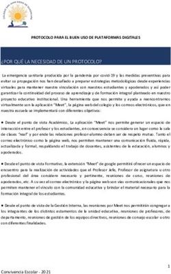 POR QUÉ LA NECESIDAD DE UN PROTOCOLO?