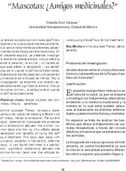 Mascotas: Amigos medicinales?