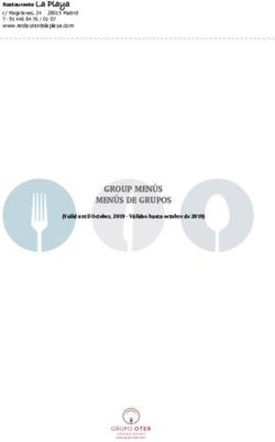 GROUP MENÚS MENÚS DE GRUPOS - Restaurante La Playa