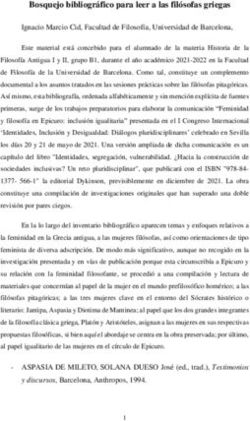 Bosquejo bibliogr&aacute;fico para leer a las fil&oacute;sofas griegas