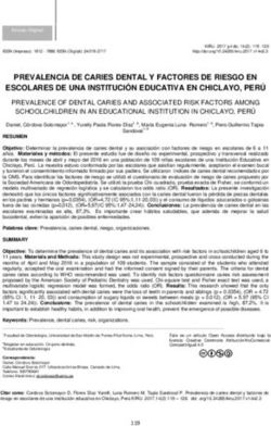 PREVALENCIA DE CARIES DENTAL Y FACTORES DE RIESGO EN ESCOLARES DE UNA INSTITUCI&Oacute;N EDUCATIVA EN CHICLAYO, PER&Uacute; - USMP