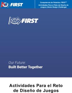 Actividades Para el Reto de Diseño de Juegos - Competencia de Robótica FIRST Actividades Para el Reto de Diseño de Juegos (Game Design Challenge) ...