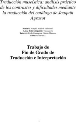 Trabajo de Fin de Grado de Traducci&oacute;n e Interpretaci&oacute;n - RUA