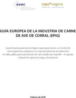 GUÍA EUROPEA DE LA INDUSTRIA DE CARNE DE AVE DE CORRAL (EPIG)