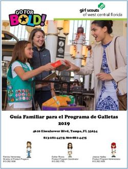Gu&iacute;a Familiar para el Programa de Galletas 2019 - Girl Scouts of West ...