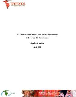 La identidad cultural, uno de los detonantes del desarrollo territorial - Olga Lucía Molano Abril 2006