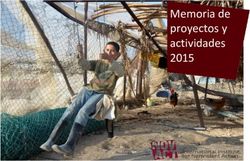 Memoria de proyectos y actividades 2015 - Novact