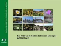 Red Andaluza de Jardines Bot&aacute;nicos y Micol&oacute;gico - INFORME 2017