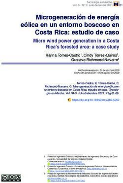Microgeneración de energía eólica en un entorno boscoso en Costa Rica: estudio de caso