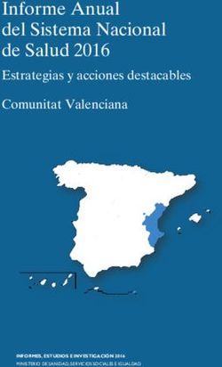 Informe Anual del Sistema Nacional de Salud 2016 - Estrategias y acciones destacables Comunitat Valenciana