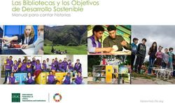 Las Bibliotecas y los Objetivos de Desarrollo Sostenible - Manual para contar historias - IFLA