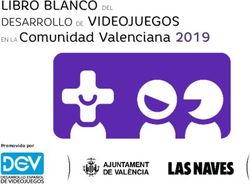 LIBRO BLANCO DEL DESARROLLO DE VIDEOJUEGOS - EN LA Comunidad Valenciana 2019 - Promovido por - Las Naves