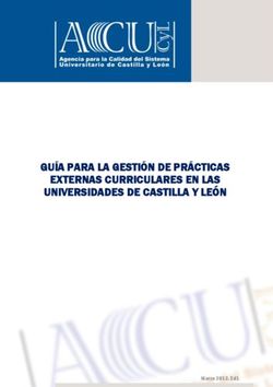 GUÍA PARA LA GESTIÓN DE PRÁCTICAS EXTERNAS CURRICULARES EN LAS UNIVERSIDADES DE CASTILLA Y LEÓN