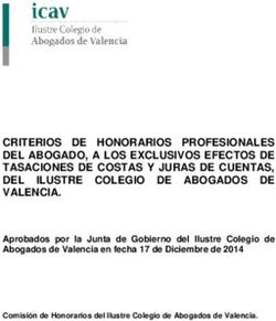 CRITERIOS DE HONORARIOS PROFESIONALES DEL ABOGADO, A LOS EXCLUSIVOS EFECTOS DE TASACIONES DE COSTAS Y JURAS DE CUENTAS, DEL ILUSTRE COLEGIO DE ...