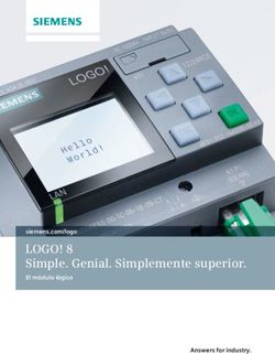 LOGO! 8 Simple. Genial. Simplemente superior - siemens.com/logo - Answers for industry.