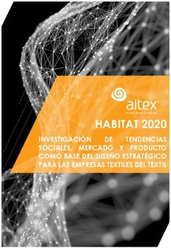 HABITAT 2020 INVESTIGACIÓN TENDENCIAS - Aitex